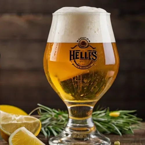 Helles Bier vom Fass